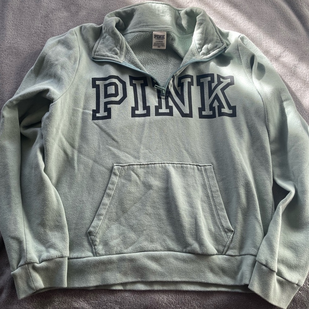 Half zip Victoria Secret Sweatshirt